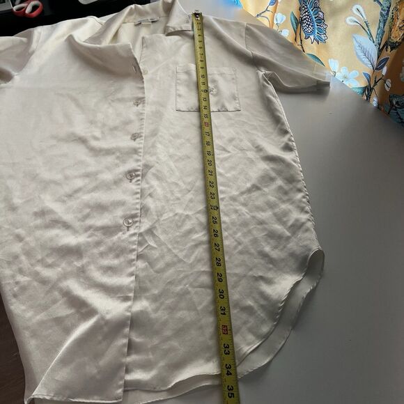 Christian Dior Lingerie Night Shirt Women’s M/L PJ Boyfriend Style Vintage - Picture 9 of 9